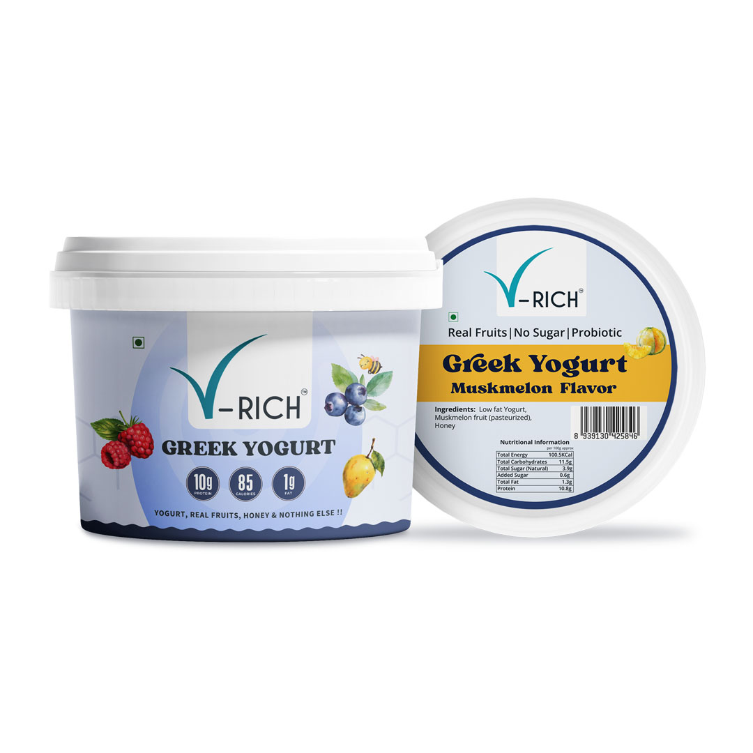 V-Rich Greek Yogurt — Muskmelon