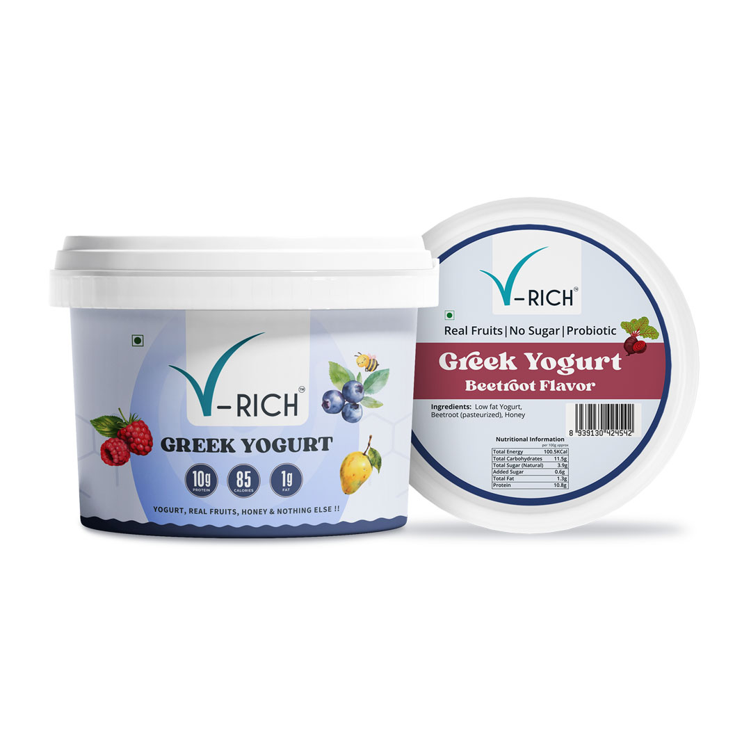V-Rich Greek Yogurt — Beetroot