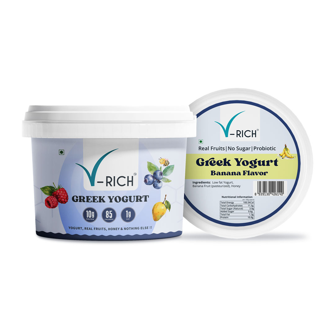 V-Rich Greek Yogurt — Banana