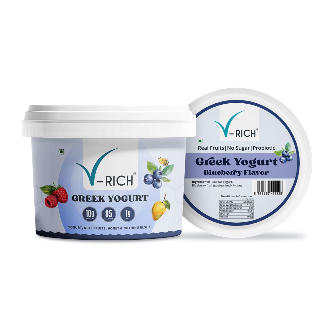 V-Rich Greek Yogurt — Blueberry