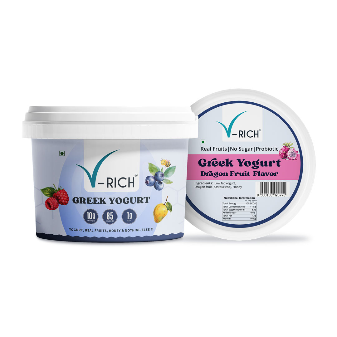 V-Rich Greek Yogurt — Dragon Fruit